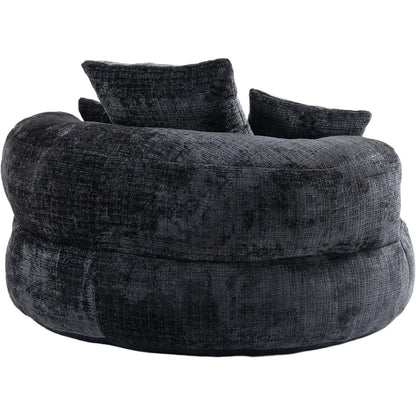 Lazy Sitzsack mit hohem Rücken – Bequemer Lounger für Wohnzimmer
