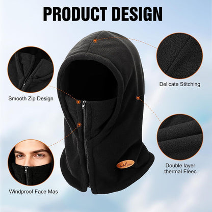 Thermo Sturmhaube Fleece – Winddicht & Warm für Herren & Damen