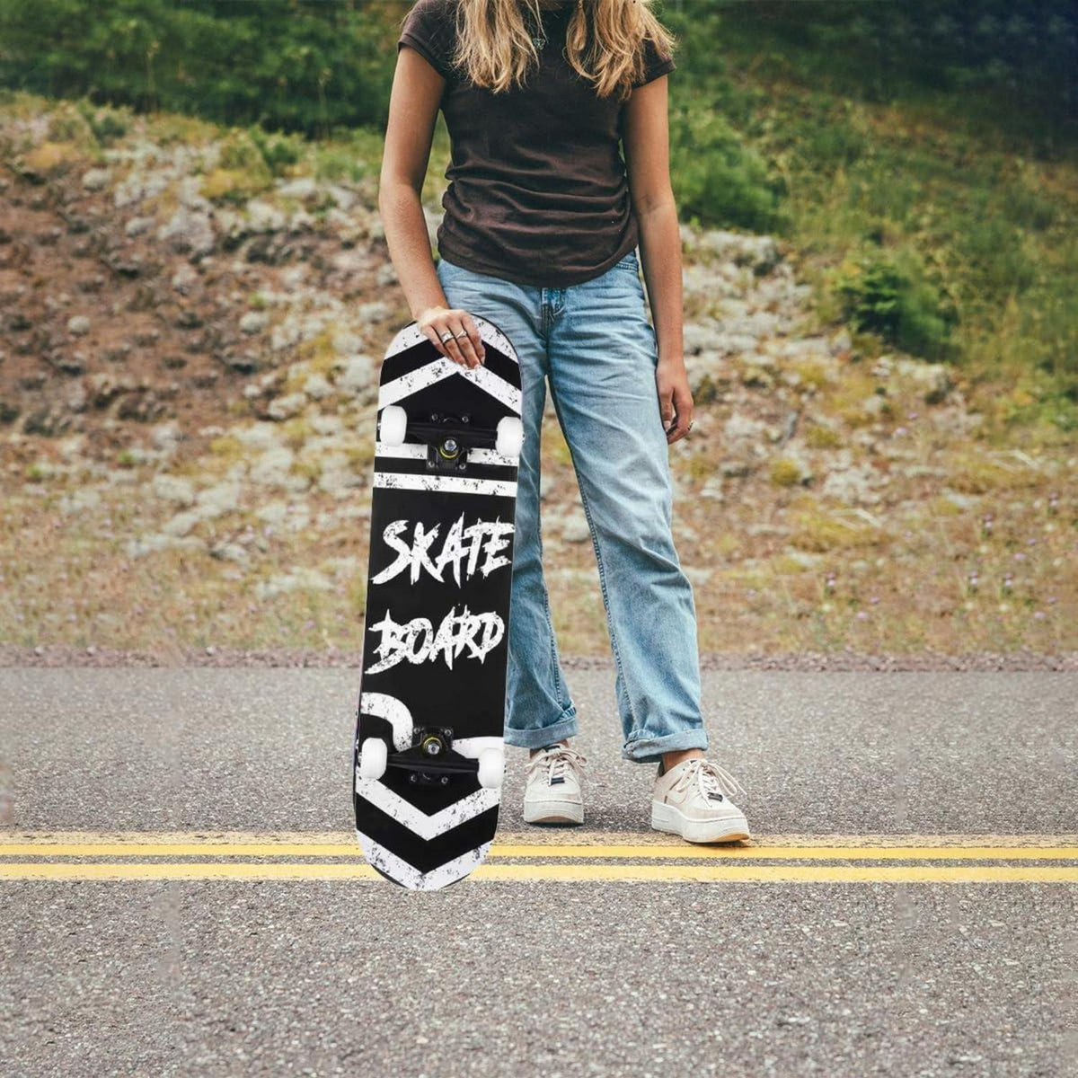Komplettes Skateboard 31x8 Zoll – Perfektes Geschenk für Kinder & Erwachsene