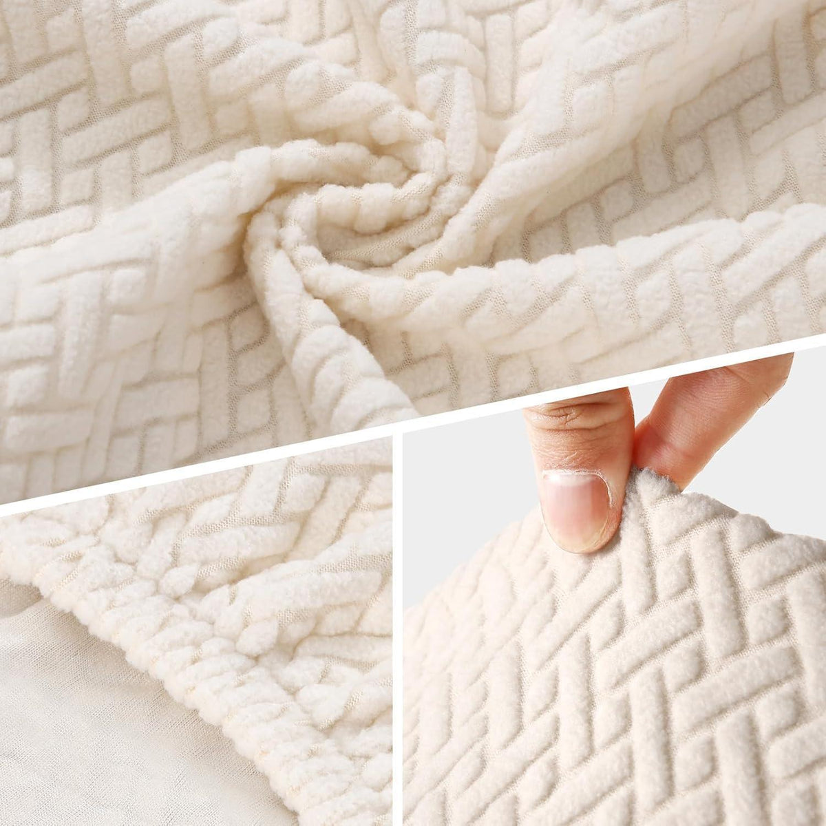 Stuhlhussen 6er Set Jacquard – Stretchbezug für Esszimmerstühle