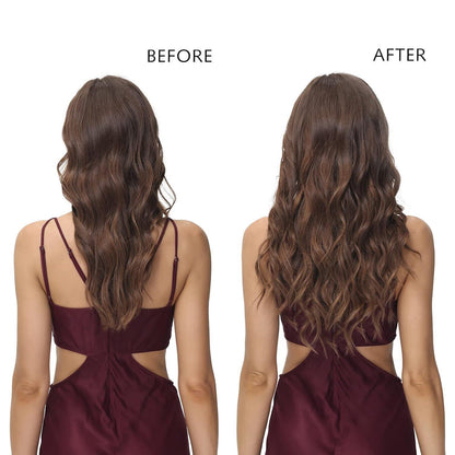 Echthaar Clip-in Extensions – 100g, 10 Zoll, Schwarz