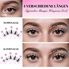 Manga Lashes – 144 Stück D Curl für Volumen-Look