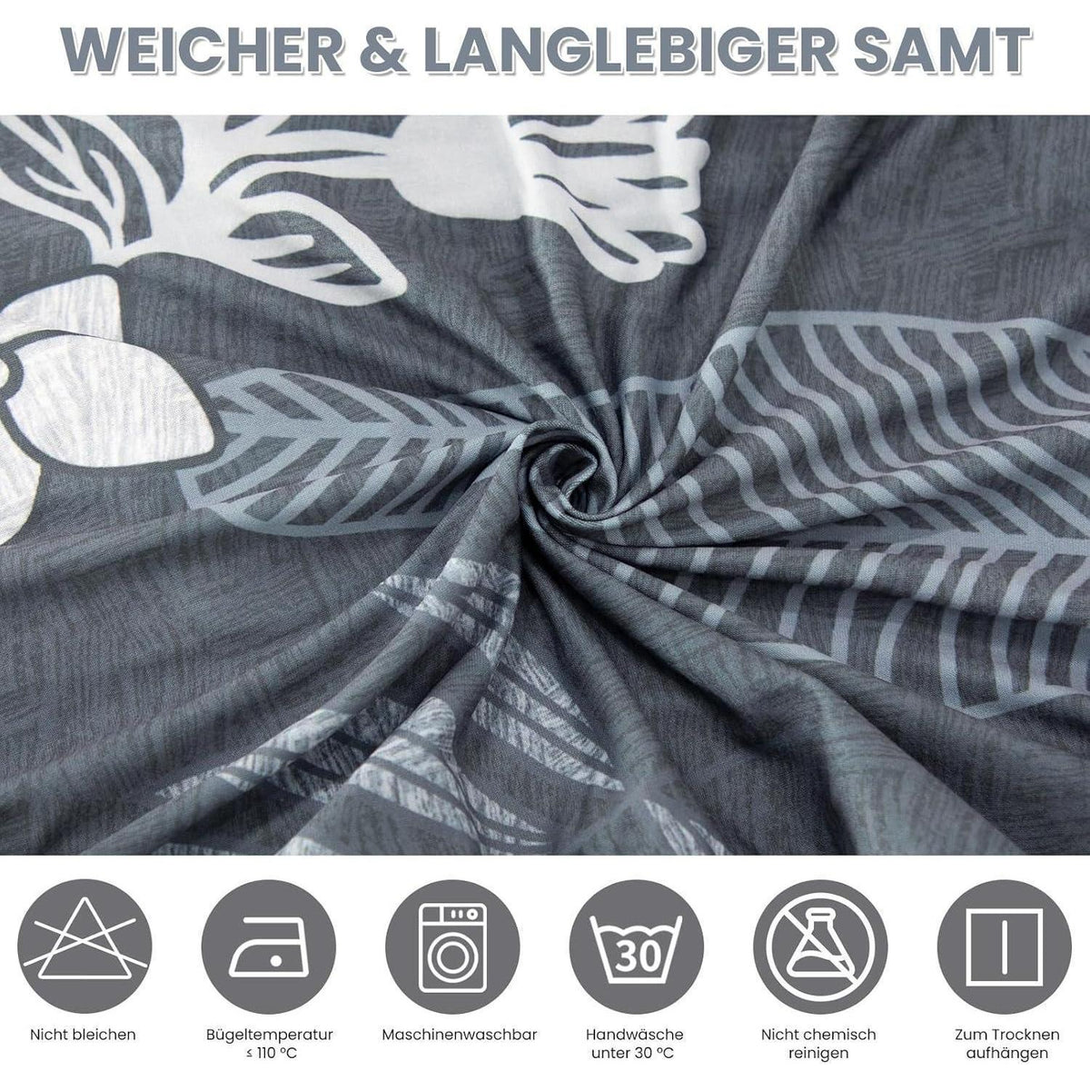 Stretch Stuhlhussen 4er Set – Elastische Möbelbezüge für Esszimmerstühle