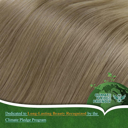 Echthaar Draht Extension Balayage Blond Ombre 50cm