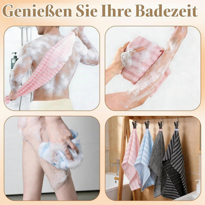 4x Japanisches Peeling-Handtuch für Tiefenreinigung
