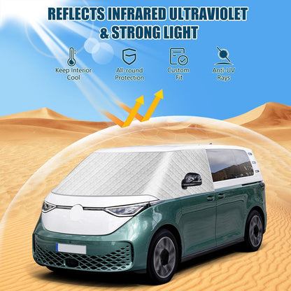 Frontscheibenabdeckung VW ID Buzz 2022-2026 – Frost & Sonnenschutz