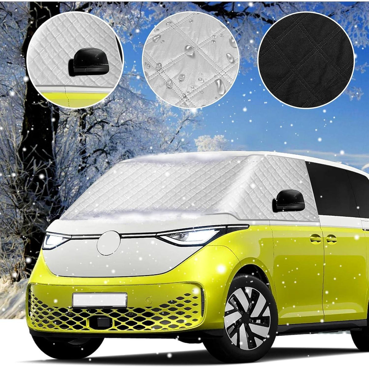 Frontscheibenabdeckung VW ID Buzz 2022-2026 – Frost & Sonnenschutz