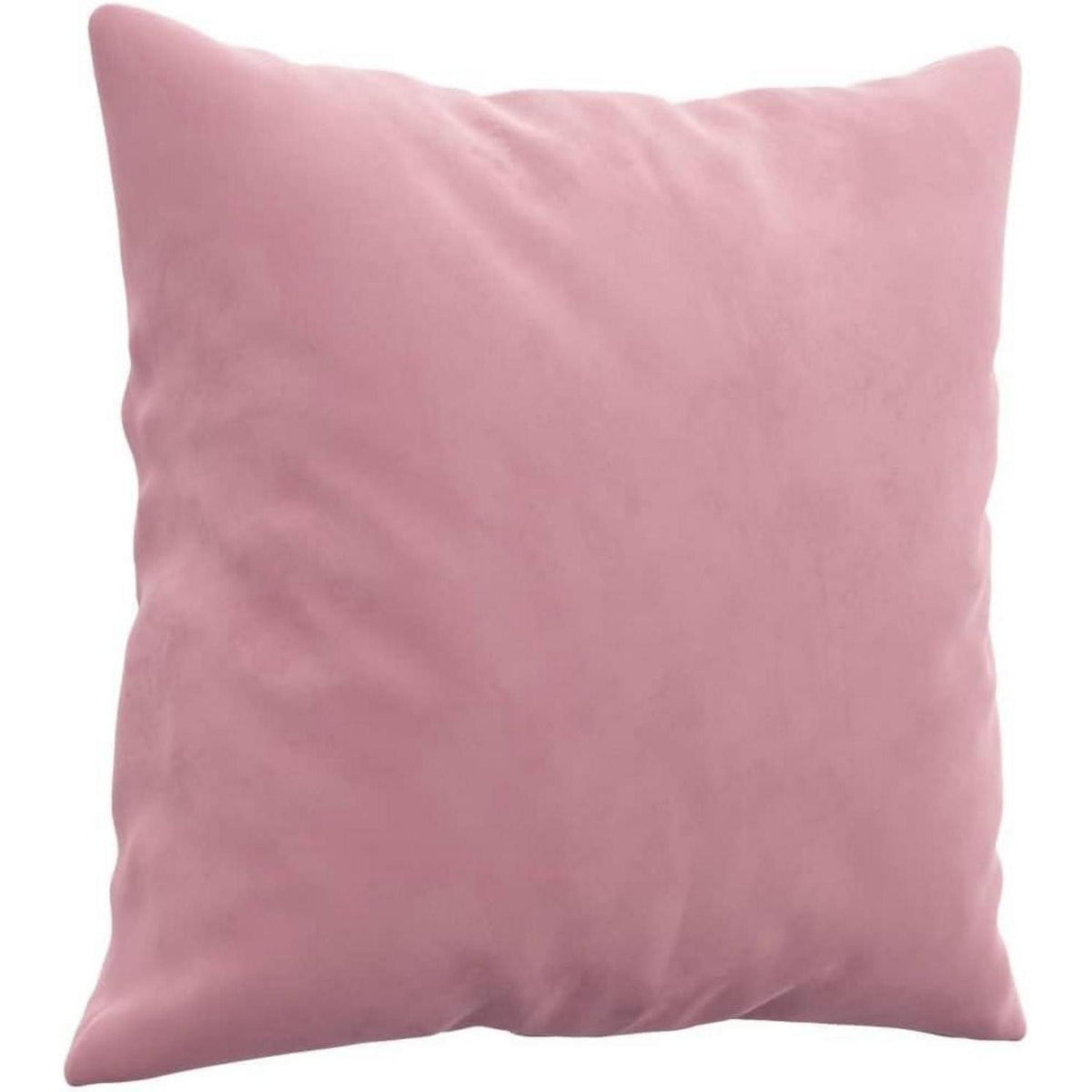 Rosa 2-Sitzer Sofa mit Samtbezug & Kissen – 140cm