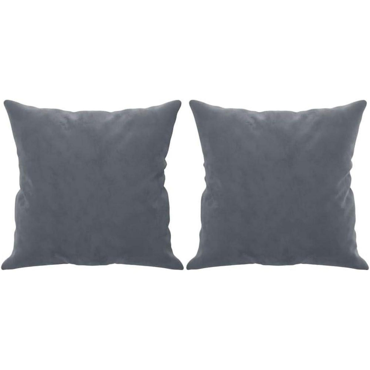 3-Sitzer Samtsofa Dunkelgrau – Modernes Mini Sofa mit Kissen