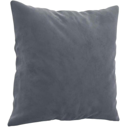 3-Sitzer Samtsofa Dunkelgrau – Modernes Mini Sofa mit Kissen