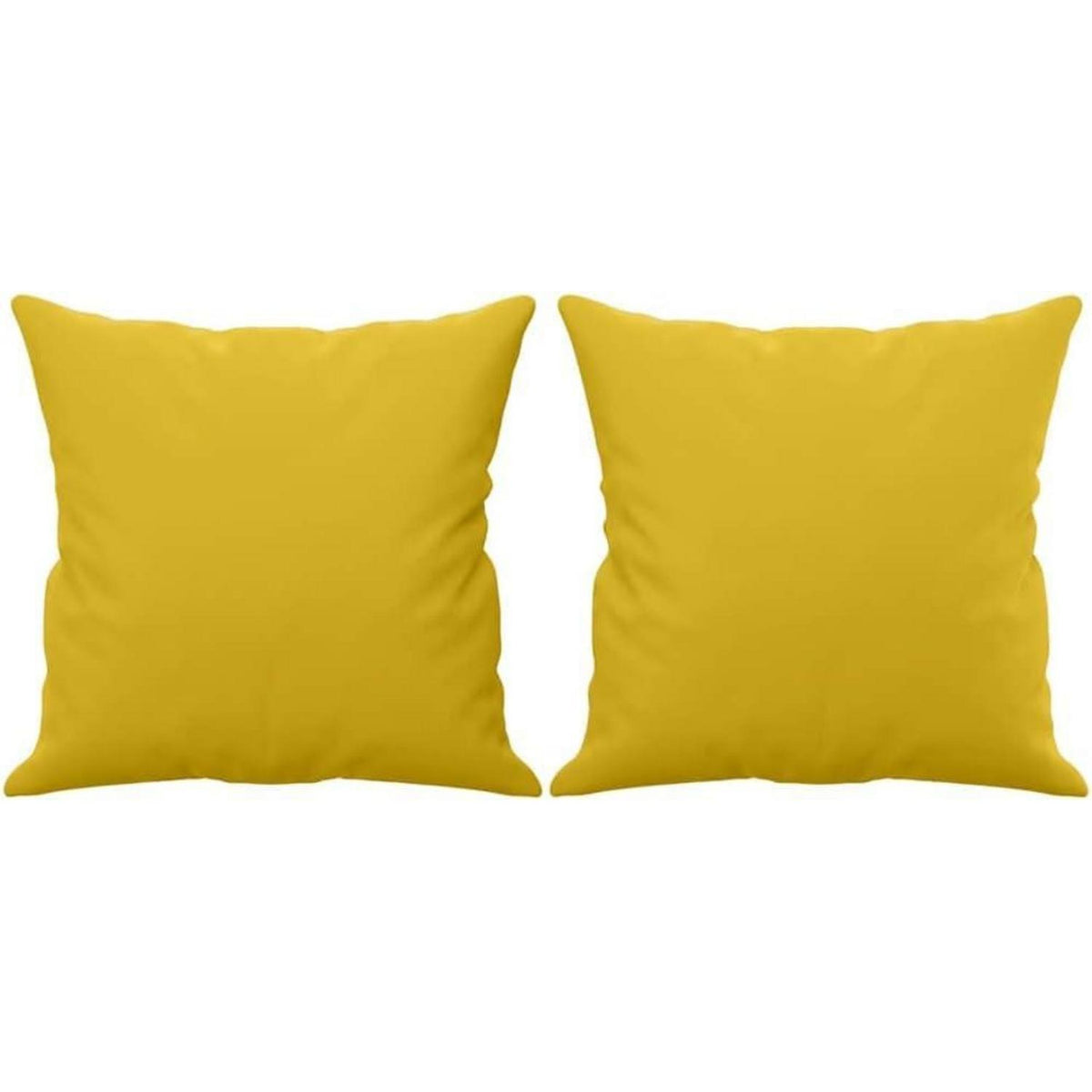 Doppelsitz Loungesofa mit Schlaffunktion, Gelb, Samt
