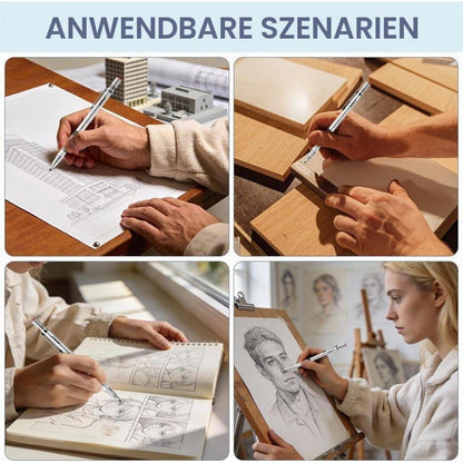 Druckbleistift Set 2mm mit HB Minen – Ideal zum Zeichnen & Schreiben