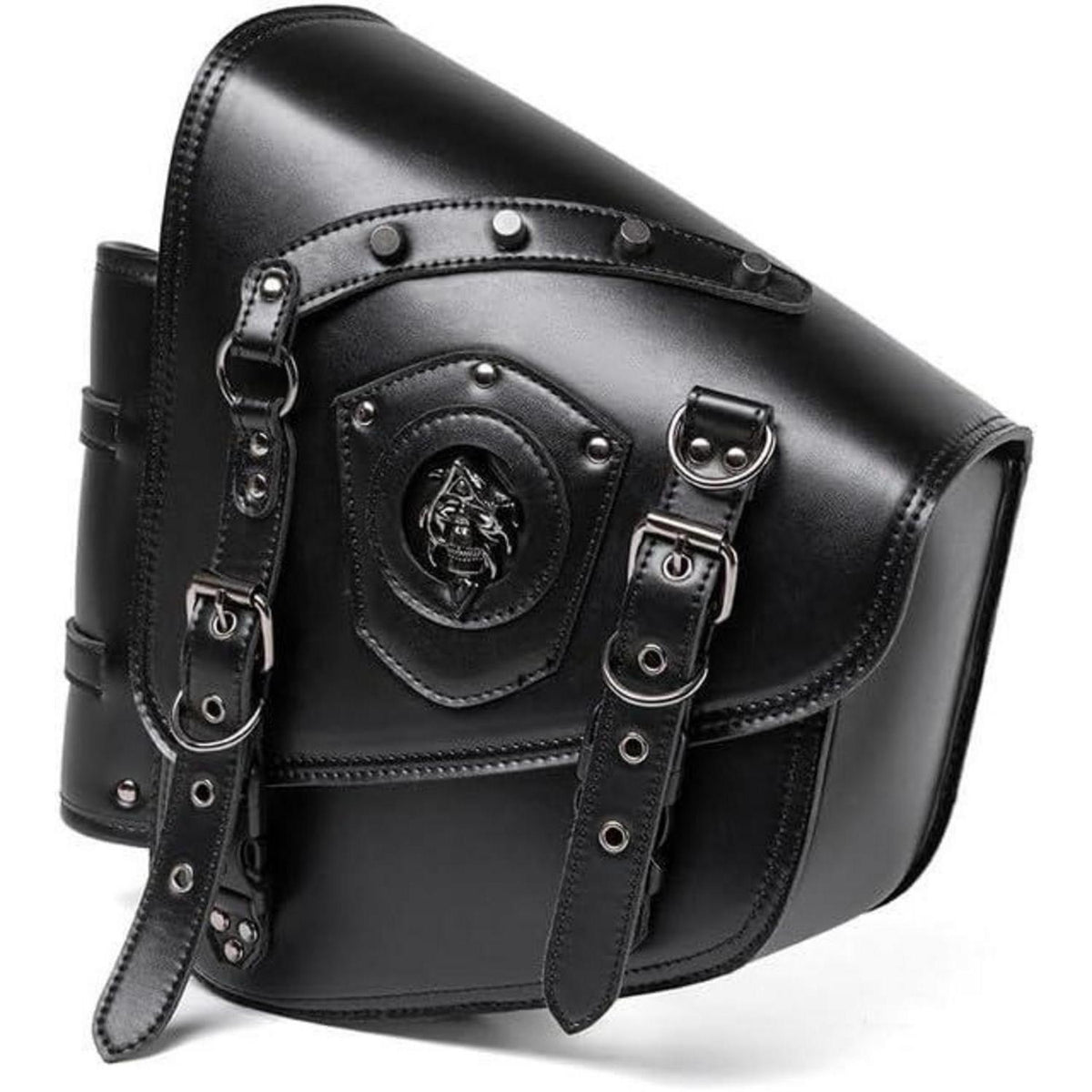 Motorrad Satteltasche 25L Wasserdicht mit Flaschenhalter in Lederoptik