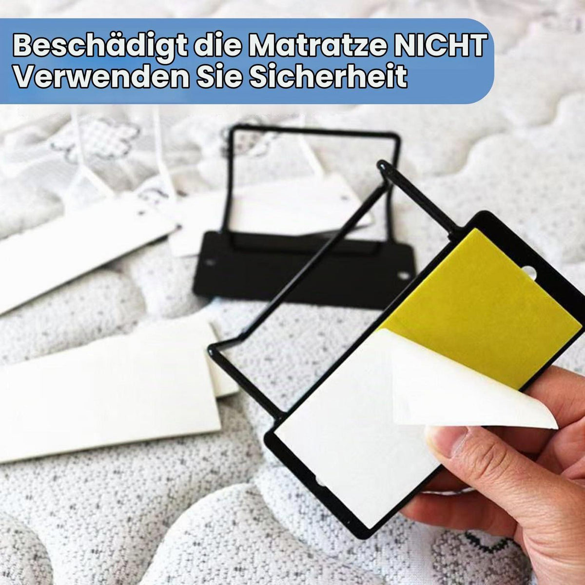 Matratzenhalter Set 4er-Pack – Anti-Rutsch & Verrutschsicher