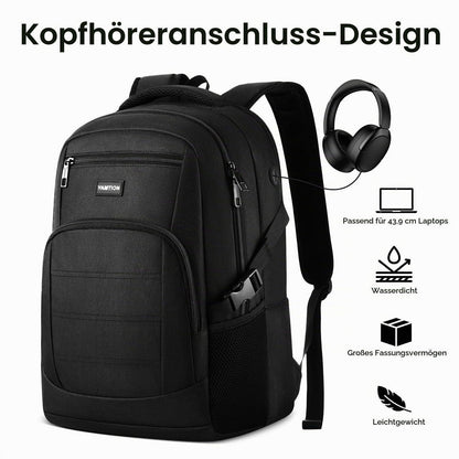 Laptop Rucksack 15,6 Zoll – Wasserdichter Schulrucksack für Herren & Damen