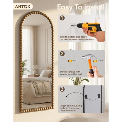 Ganzkörperspiegel 193x86 cm – Arch Design, Stand- & Wandspiegel