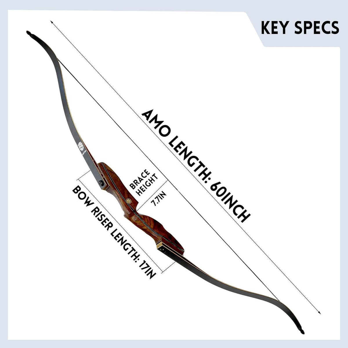 Recurve Bogen Takedown 50lbs – Set für Anfänger & Profis