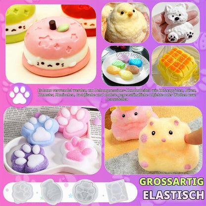 Flüssigsilikon Set für Taba Squishy - 500g Weiß