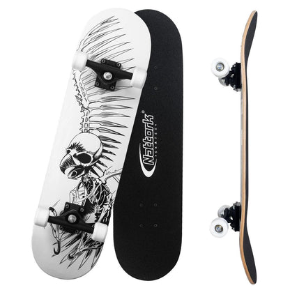 Komplett Skateboard 31 Zoll – Checkerboard Design für Anfänger