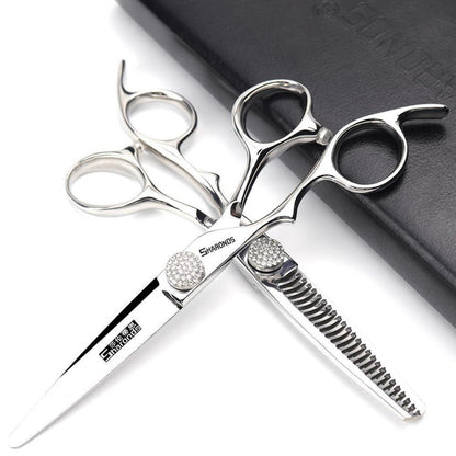 6 Zoll Friseurschere Set für Linke Hand – 2 Stück