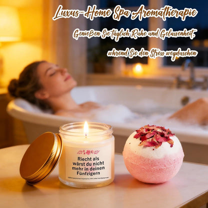 Geschenkset für Frauen – 8tlg. Mutmacher Geschenk mit Grußkarte