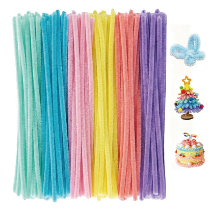 200 Pfeifenreiniger bunt – Bastelset für Kinder & DIY Projekte