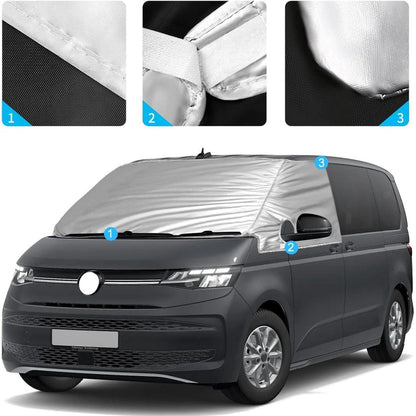 Windschutzscheibenabdeckung VW T7 (2021-2026) – Sonnenschutz & Vereisungsschutz