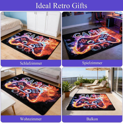 Gaming Teppich Controller Design – Rutschfest & Weich 80x120cm