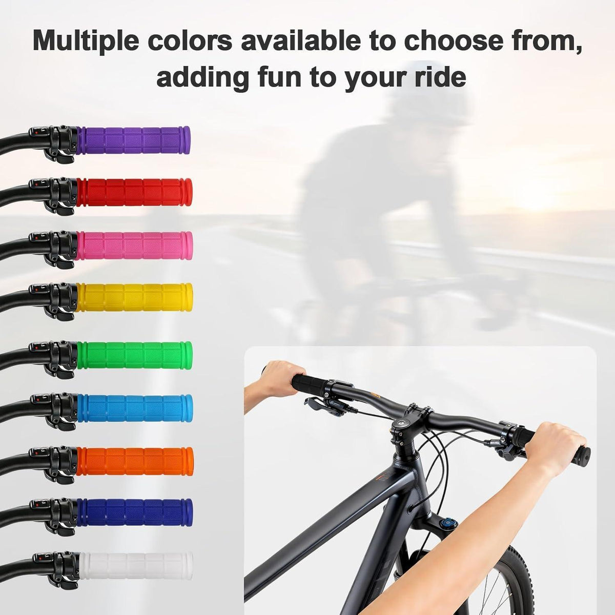 Ergonomische Fahrradgriffe 22mm - Rutschfest & Komfortabel