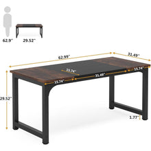 Arbeitstisch 160x80 cm – Rustikaler Bürotisch für Home Office