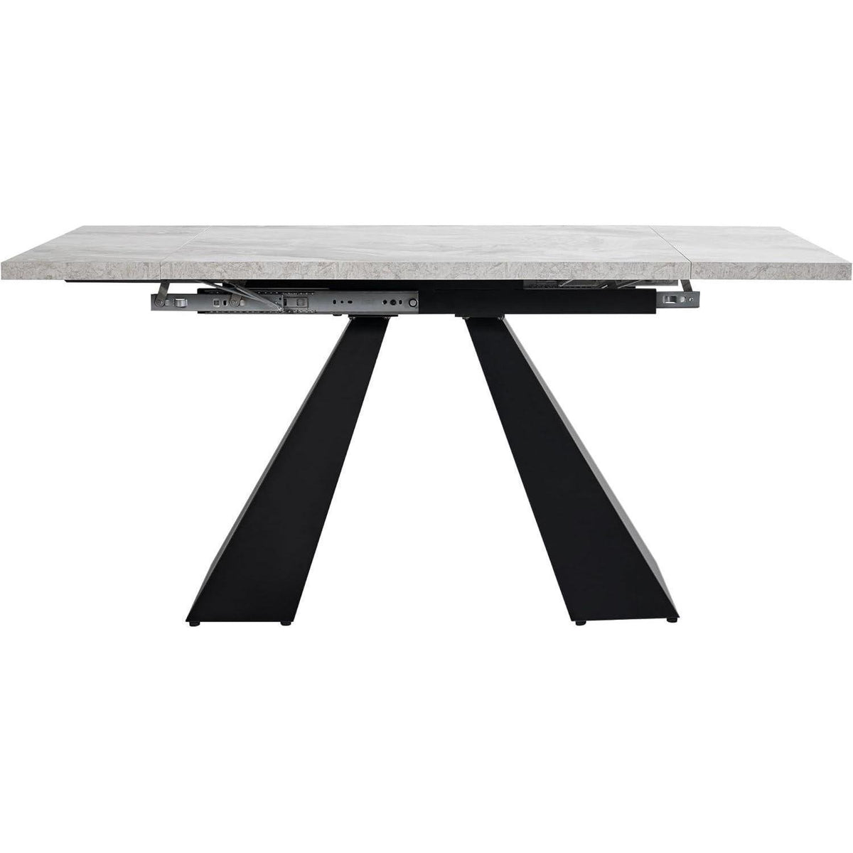 Ausziehbarer Esstisch 99-159cm – Esszimmer Tisch mit Marmor Optik