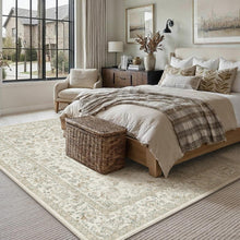 Waschbarer Teppich Wohnzimmer 160x230cm Teebraun Light