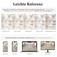 Läufer Beige Grau Abstrakt Waschbar 80x300cm