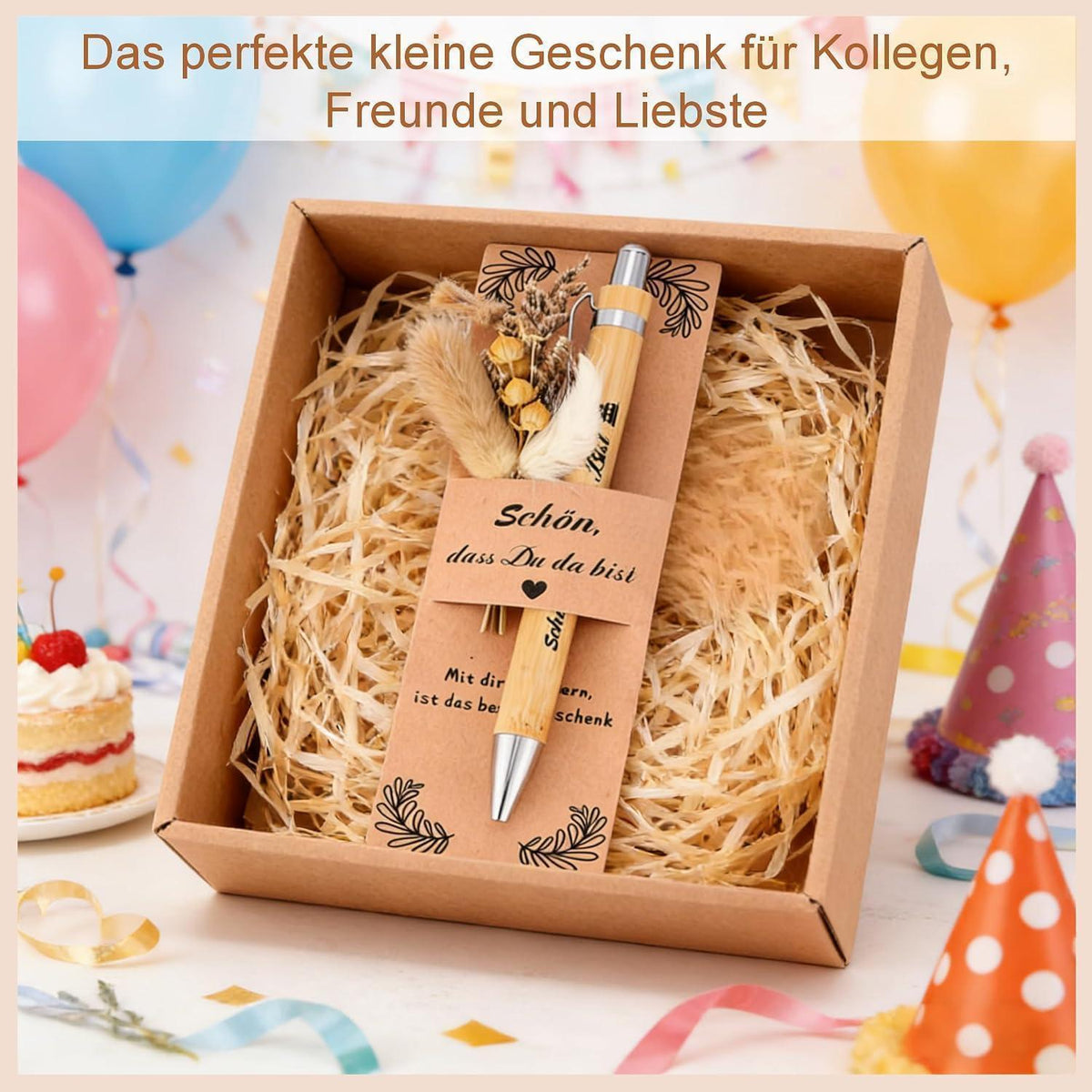 10er Set Gastgeschenke Geburtstag – Dankeschön Kugelschreiber