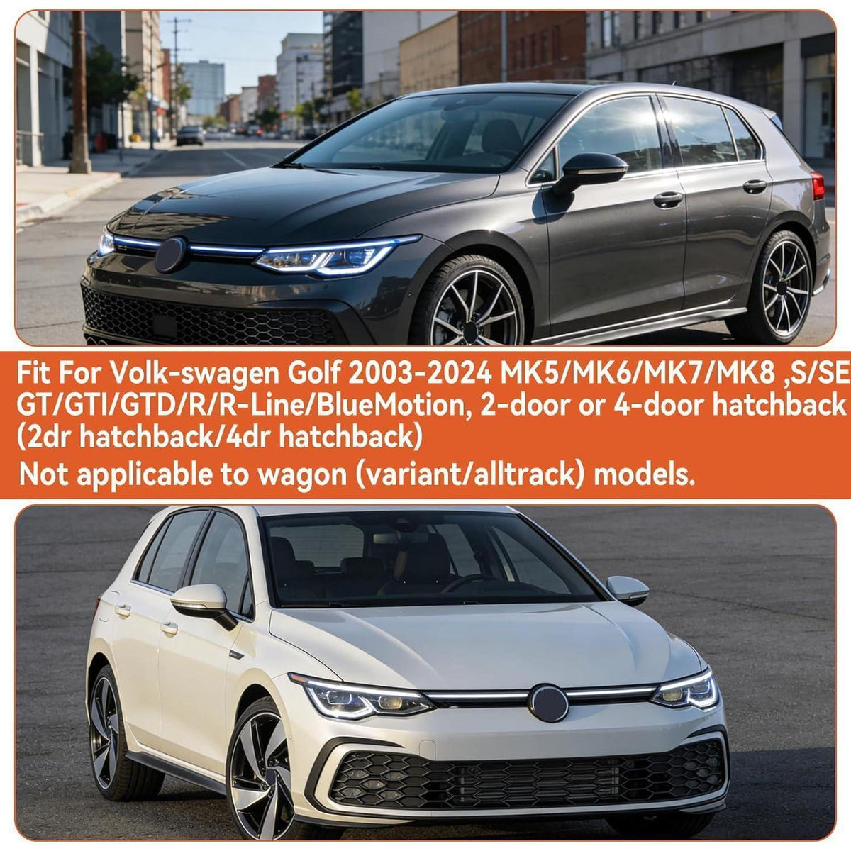 Autoabdeckung wasserdicht VW Golf MK5 MK6 MK7 MK8 2003-2024