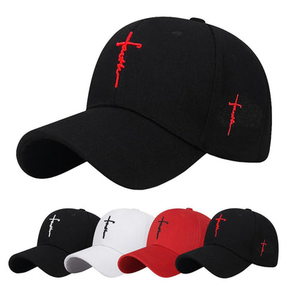 Baseball Cap Damen Herren – Verstellbare Sonnenkappe Schwarz