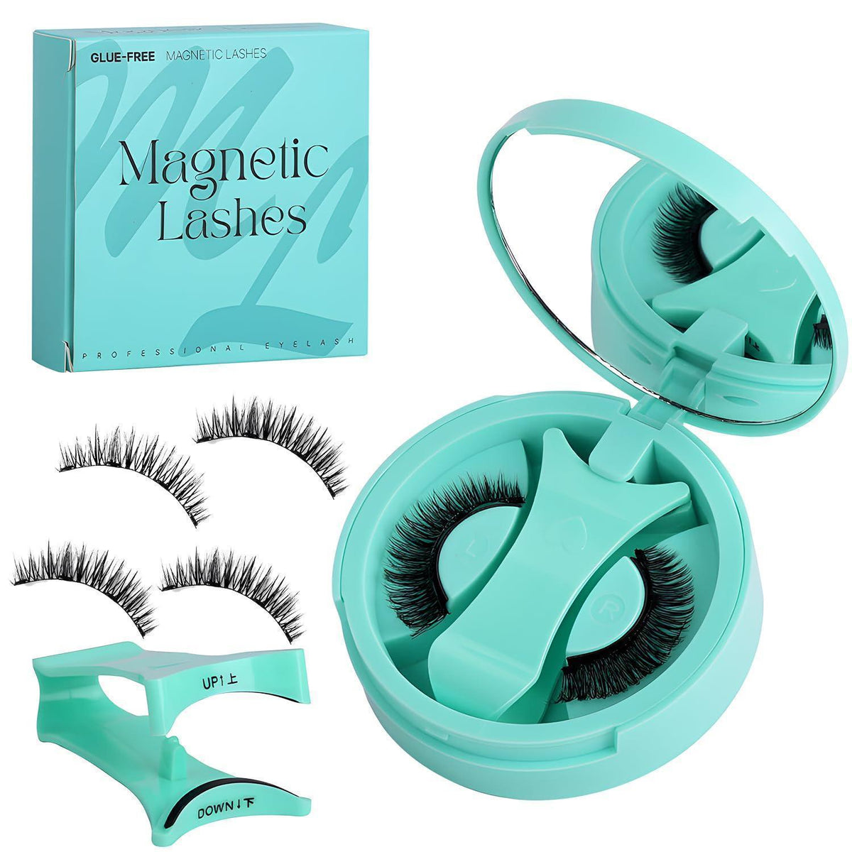 Magnetische Wimpern Set ohne Kleber – Wiederverwendbar & Perfekt für Unterwegs
