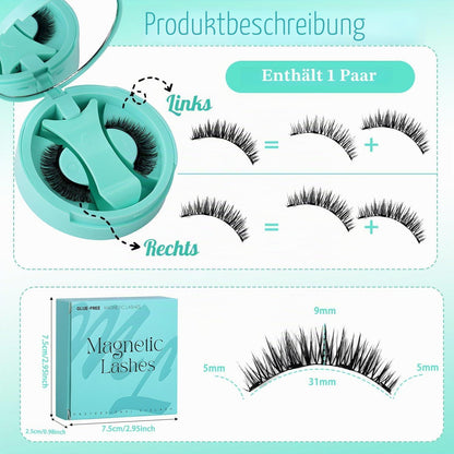 Magnetische Wimpern Set ohne Kleber – Wiederverwendbar & Perfekt für Unterwegs