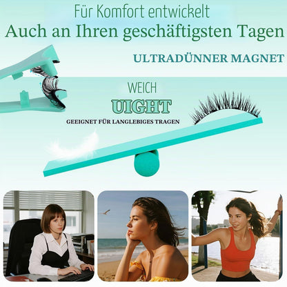 Magnetische Wimpern Set ohne Kleber – Wiederverwendbar & Perfekt für Unterwegs