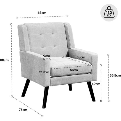 2-teiliges Sessel-Set Retrogrün – Wohnzimmer Lounge-Sofa