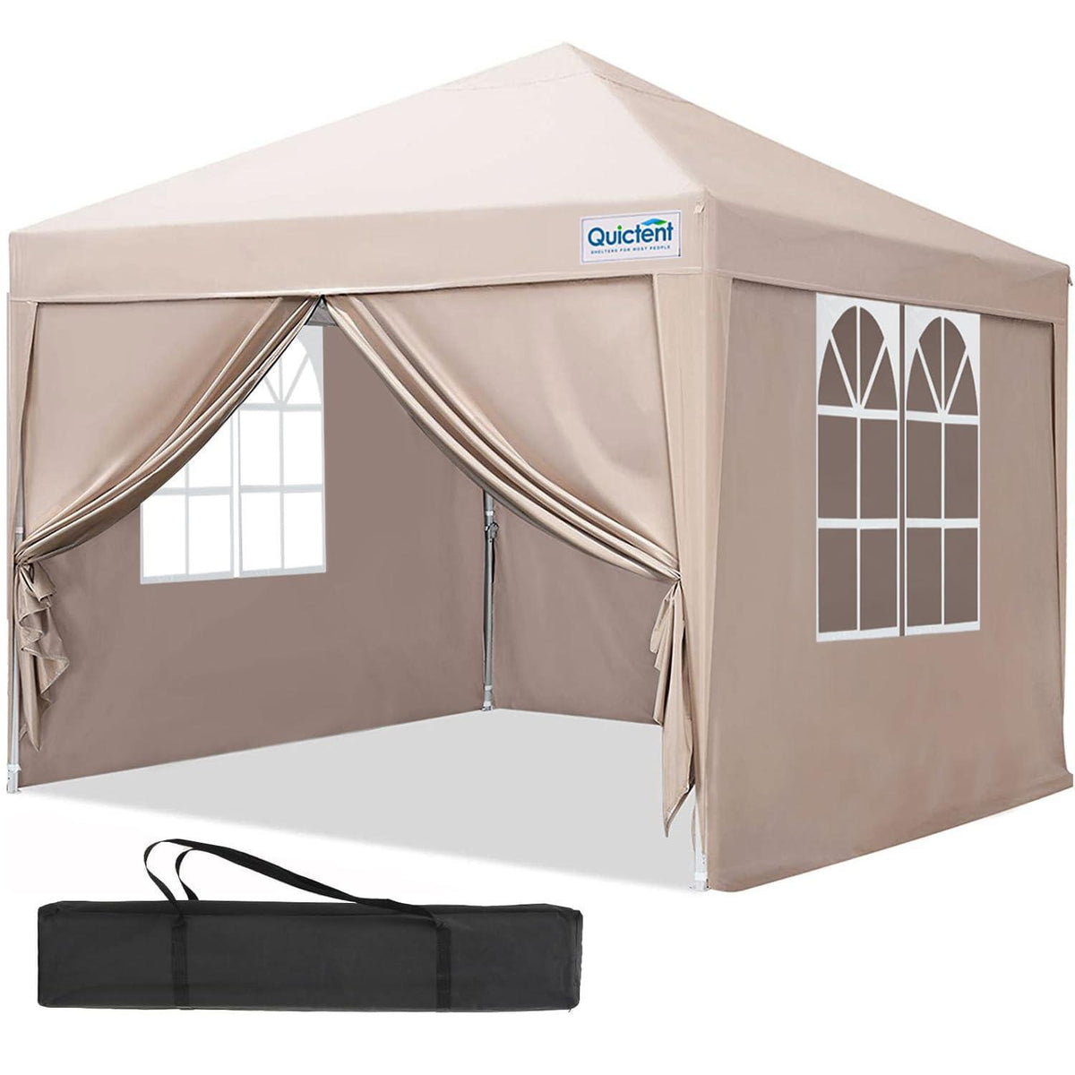 Faltpavillon 2x2m wasserdicht mit Seitenwänden & UV-Schutz