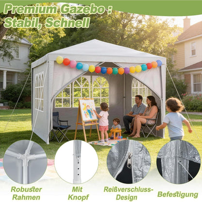 Party Zelt 3x6m – Wasserdicht & Robust für Garten & Camping