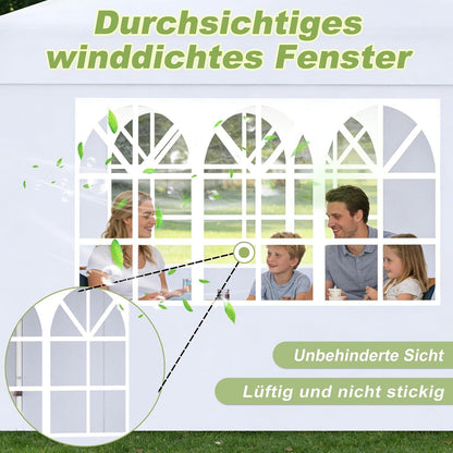 Faltpavillon 3x6m mit Zubehör – Garten Partyzelt & Eventpavillon