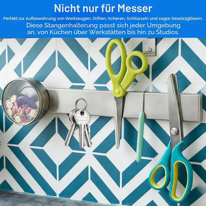 Magnetleiste Messer Edelstahl 30 cm – Messerblock ohne Bohren