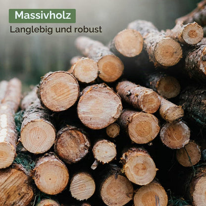 Konsolentisch Massivholz 3-stöckig Fischschwanz-Design