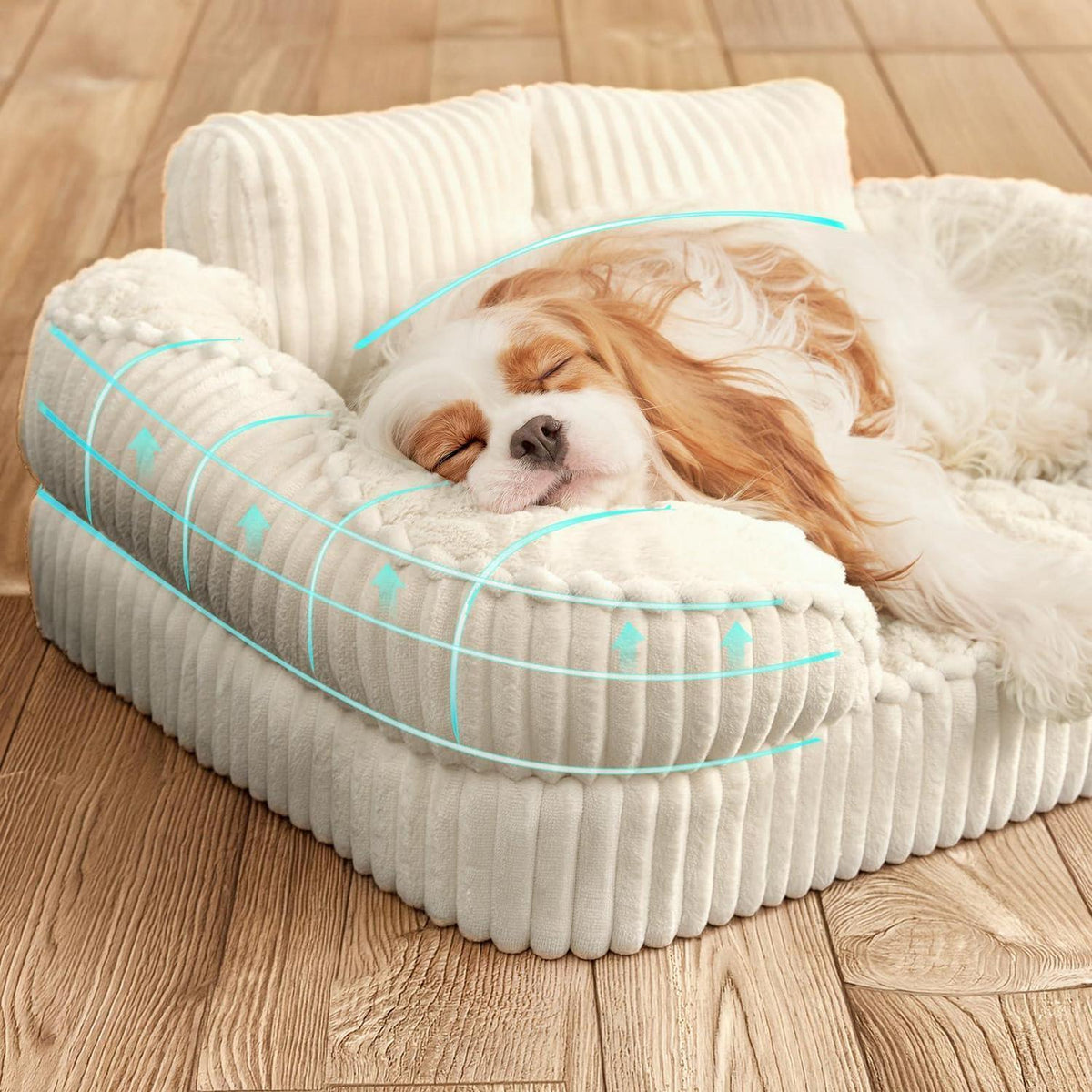 Orthopädisches Hundebett Mittelgroß – Bequemes Sofa für Hunde