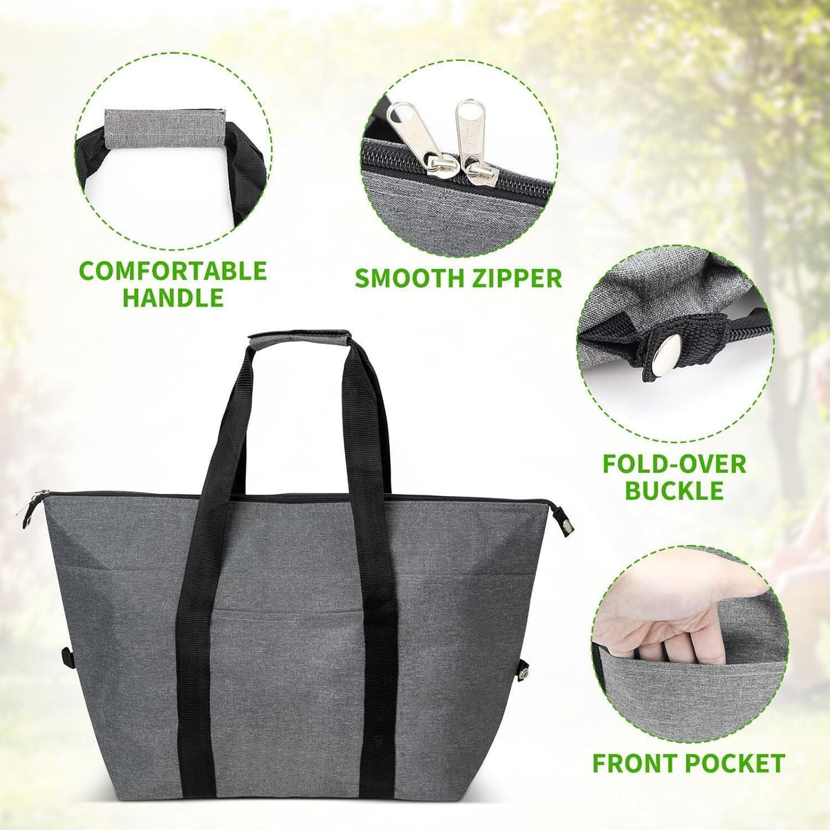 Faltbare Kühltasche 20L – Picknicktasche für Camping & Outdoor