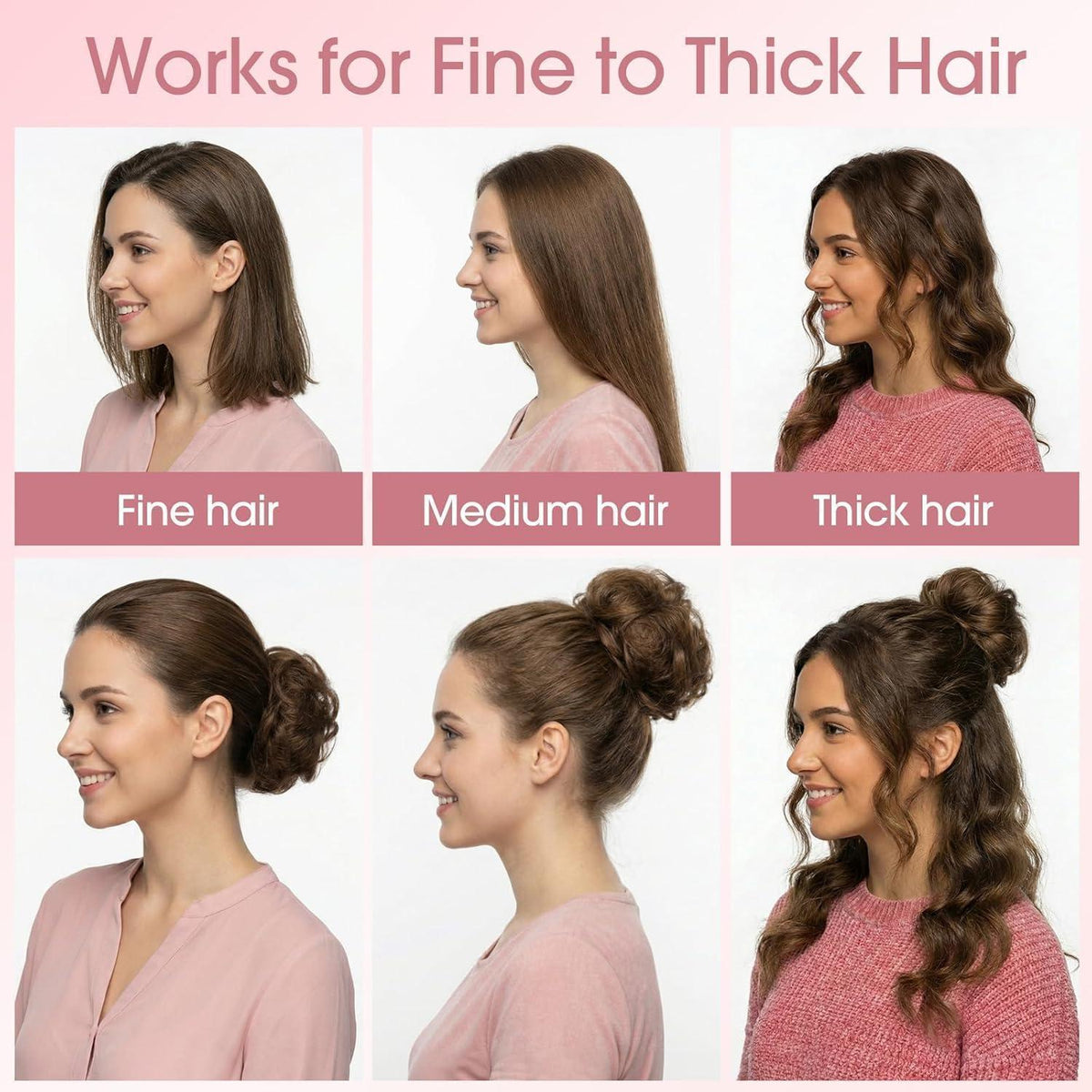 Echthaar Messy Bun mit Klammer – Gebleichtes Blond #613