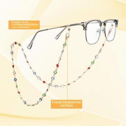Brillenkette Damen Perlen Gold – Zarte Kette für Brille & Sonnenbrille