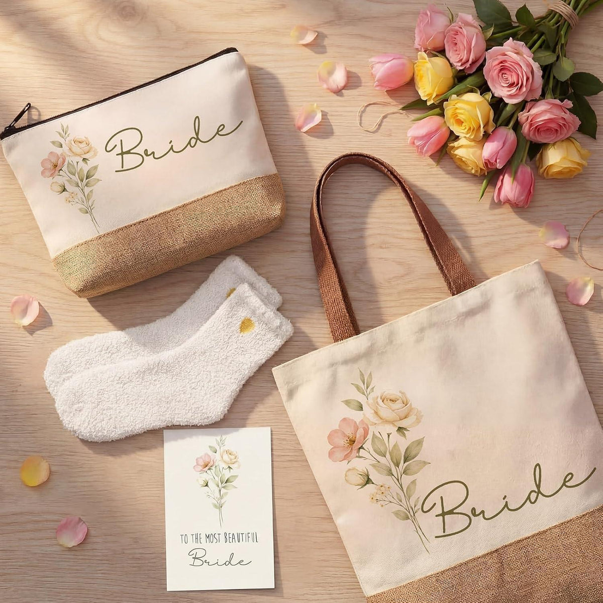 Braut Geschenkset – Junggesellenabschied & Hochzeit Accessoires